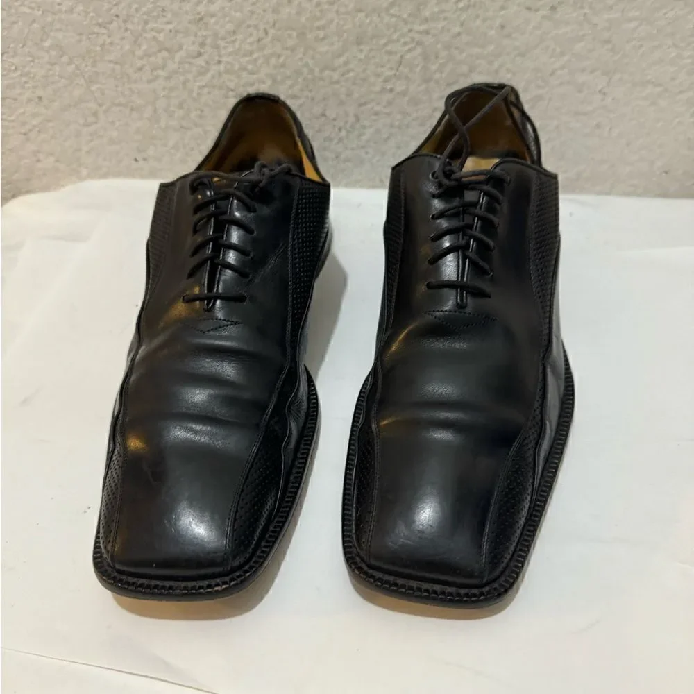 MEZLAN ' Gorgeous Black Leather men’s shoes size 9.5 M